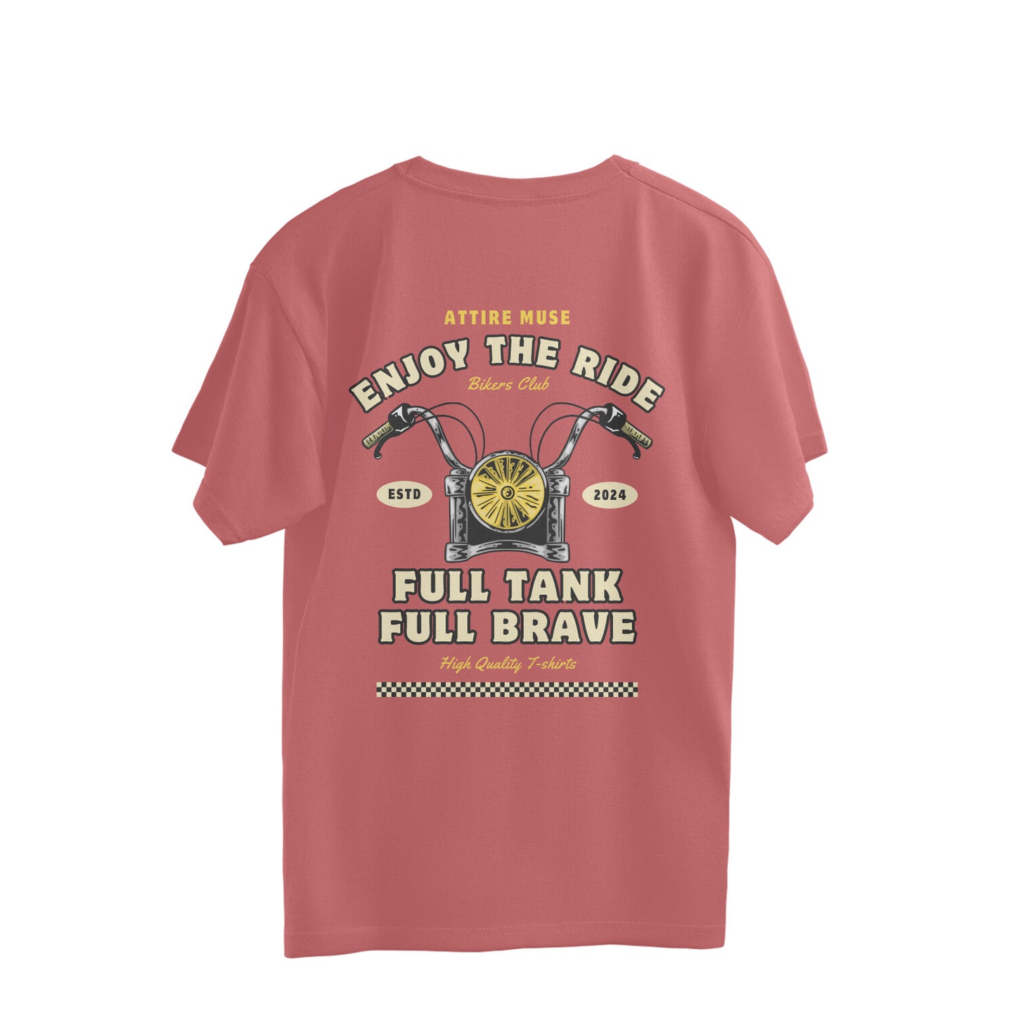 " ENJOY THE RIDE " OVERSIZE T-SHIRT