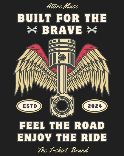 " BUILT FOR THE BRAVE " OVERSIZE T-SHIRT
