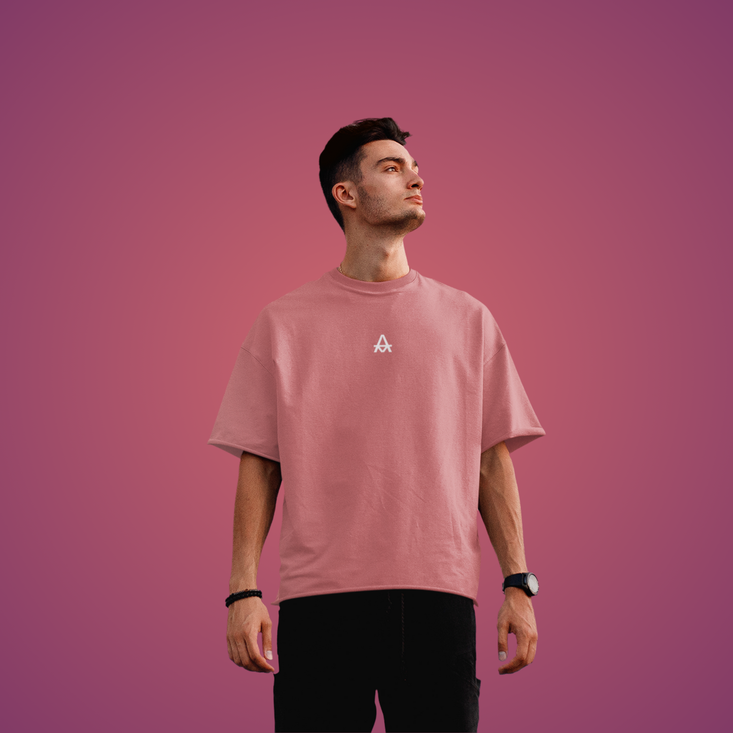 Dusty Rose Oversized T shirt