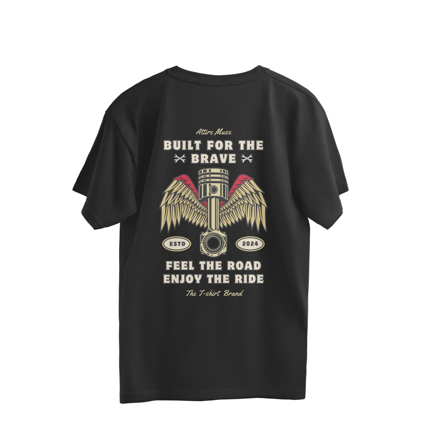 " BUILT FOR THE BRAVE " OVERSIZE T-SHIRT